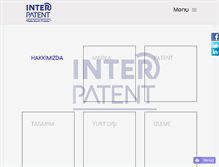 Tablet Screenshot of interpatent.com.tr
